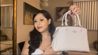 What fits in my Coach Outlet Mini Lillie Carryall?