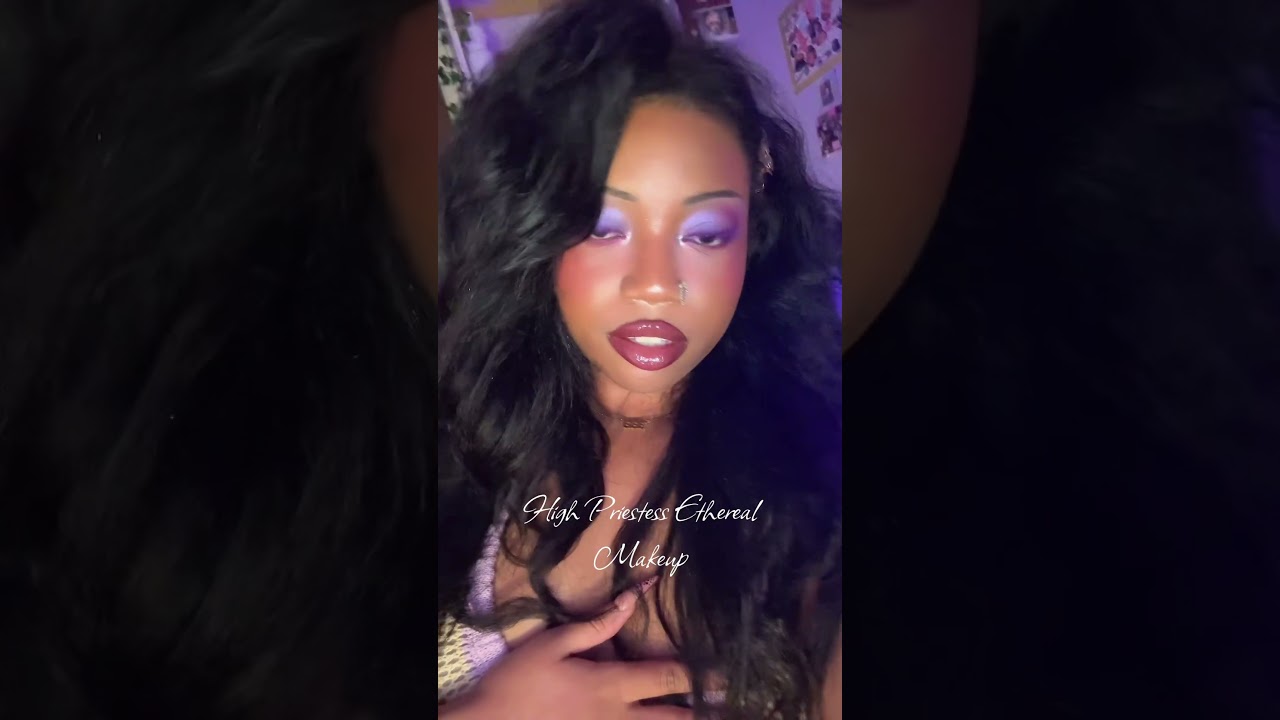 High Priestess Inspired Makeup 💜💜💜✨💕 
