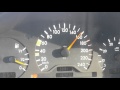 Mercedes W210 E230 разгон 0-170 км/ч (механика)