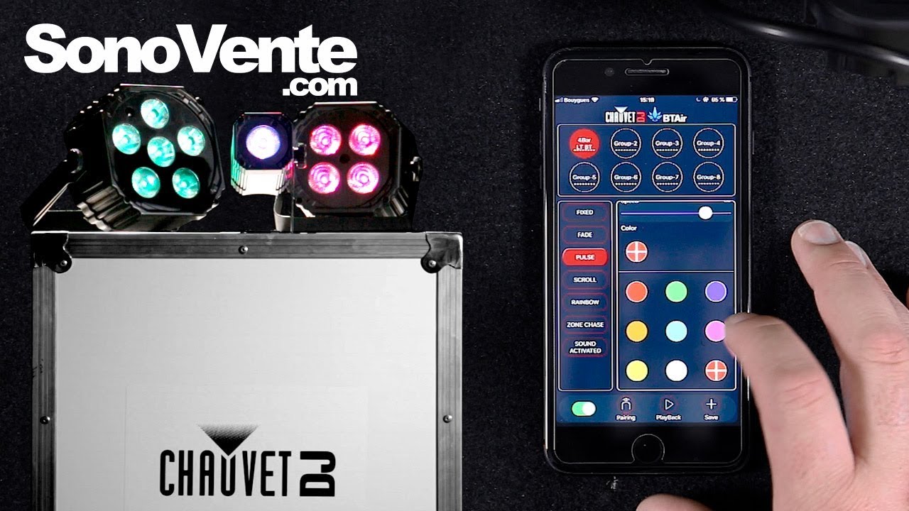 Application Chauvet DJ BTAir - SonoVente.com