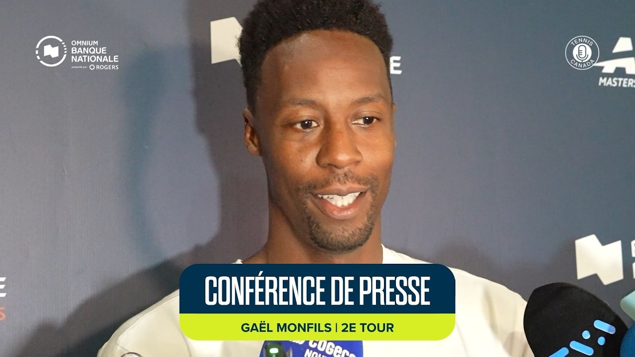 Conférence de presse intégrale - 2e tour | Gaël Monfils | Accès OBN