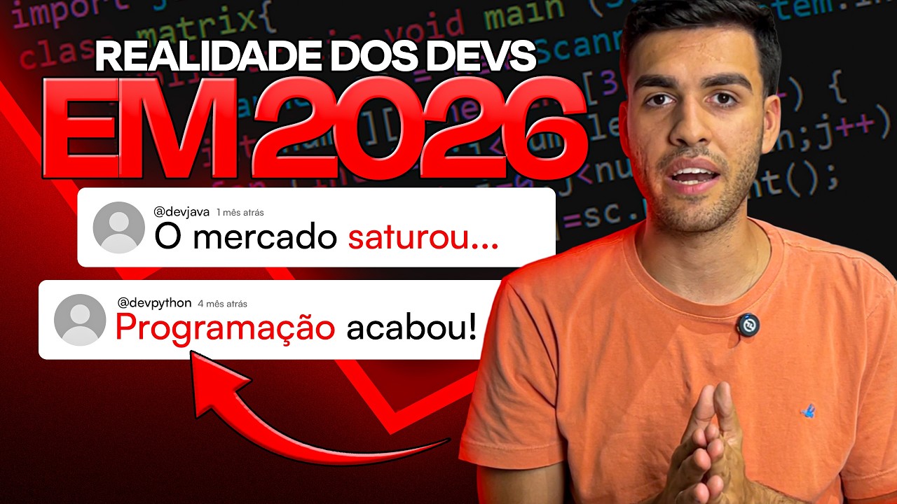 A realidade dos devs em 2026 não é o que te contaram