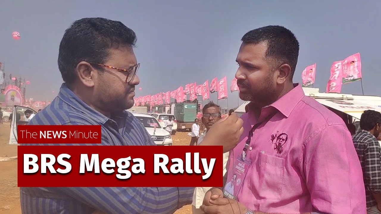 BRS mega rally in Khammam a 'show of strength'