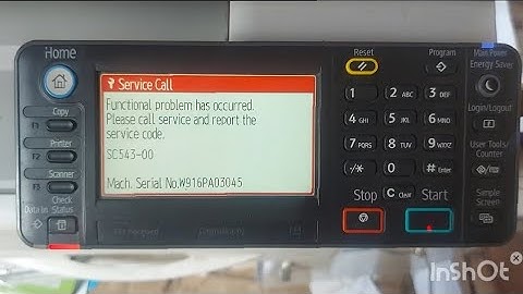 how to remove error sc543 sc541 sc542 | ricoh301 | sc542 sc543 sc541| fuser error