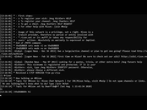 HexChat-Text.exe: A Command Line IRC Client