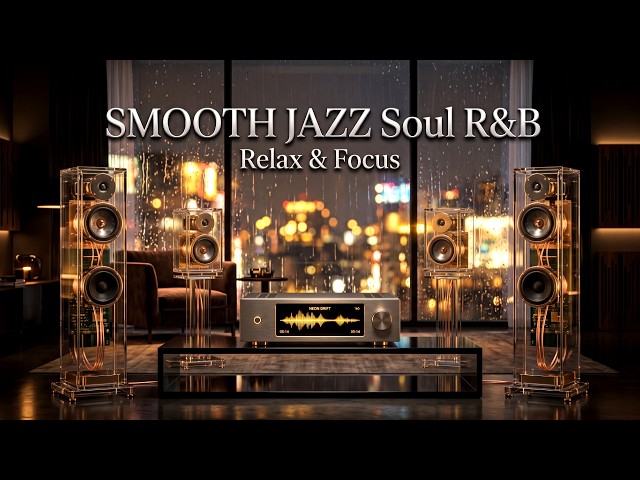 24/7 Relaxing Smooth Jazz & Soulful R&B | Midnight Lounge Music