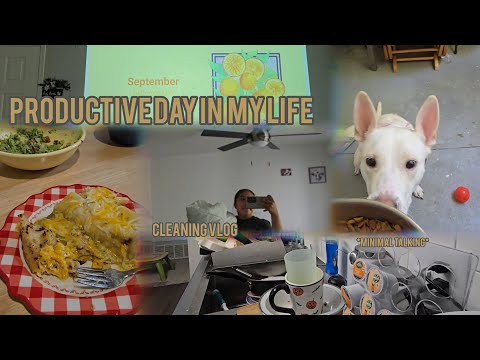 Spend the day with me ♡ | Cleaning Vlog | SAHM | Minimal talking
