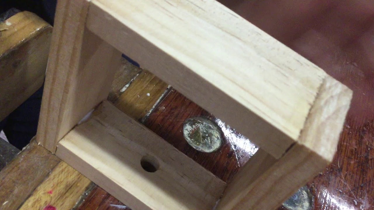 Filling the gaps with Wood Putty YouTube