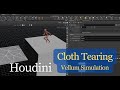 How To Setup Cloth Tearing In Houdini | Vellum Cloth | Quick Tutorial