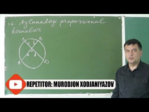 Video: Matematikada proporsional munosabatlarning ta'rifi qanday?