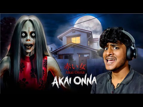 Japanese Horror game 😨|Akai onna full gameplay|On vtg!