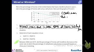 Famous Unit 4 Lesson 9 Comparing Graphs Algebruh Net Worth