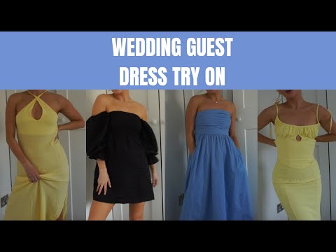 WEDDING GUEST DRESS TRY ON HAUL- OLEADA, HOUSE OF CB, FREE PEOPLE, ABERCROMBIE - CHLOE ROBYN WILSON