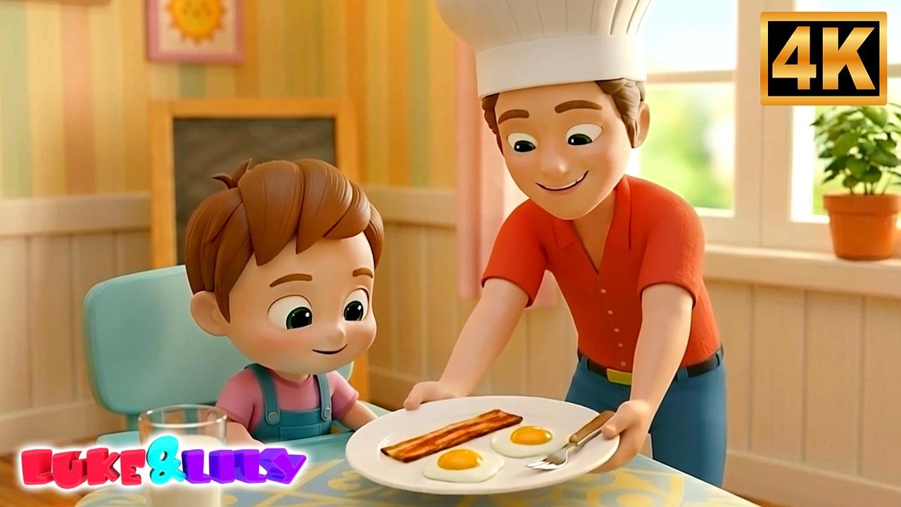 Breakfast Time Little One Song For Kids! Morning Breakfast Nursery Rhymes Song For Kids