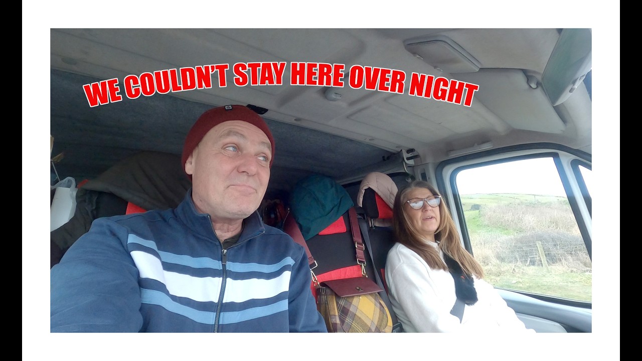 Dream Park up.. But We Couldn't stay! Welsh Coast Van Life. Van life Aberystwyth Part 1