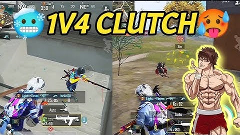 1v4 Insane Clutch 😈 | Solo vs Squad Domination 🔥 BGMI Gameplay