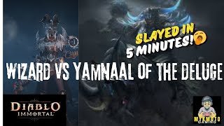 Diablo Immortal Solo Gameplayhelliquary Raid Hell 2 Wizard Vs Yamnaal Of The Deluge Down In 5Min
