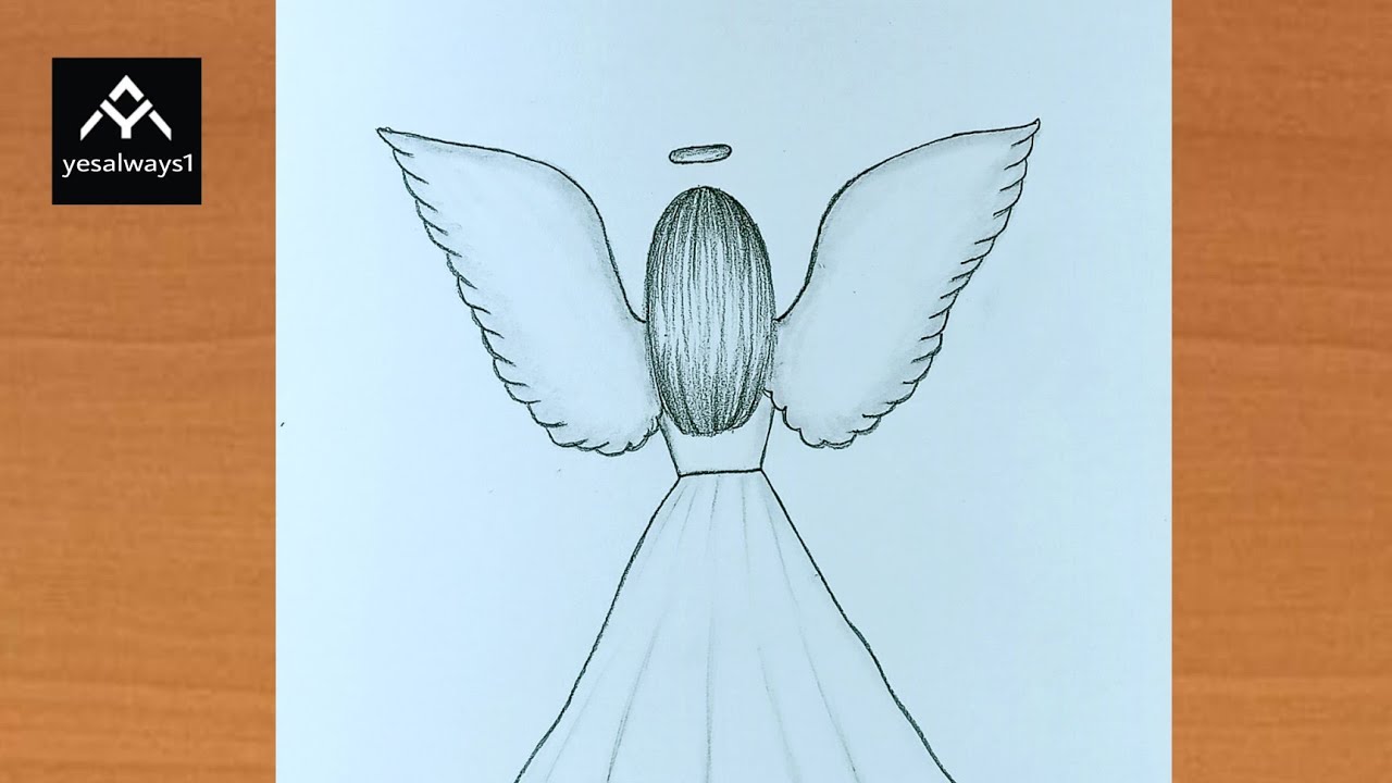 Angel wings, little girl, heart - Stock Illustration [37121816] - PIXTA