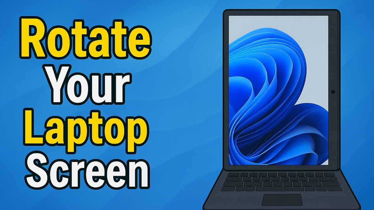 Screen Rotation Key Laptop How To Rotate Your Windows Laptop Screen - YouTube