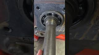 borgwarner t19 transmission rebuild. output bearing self destructed gear hit the housing. #ford