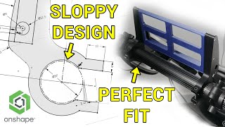 Creating sloppy parts to ensure perfect fit - 3D design for 3D printing