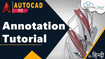 Annotation in AutoCAD - Introduction to Annotation Objects (Annotative Text and Dimensions) #95