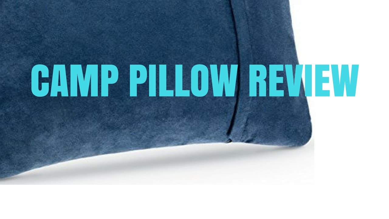 Camping Pillow Review - YouTube