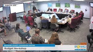 Budget Workshop - August 26, 2025