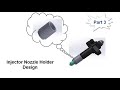 How to design fuel injector nozzle holder  solidwork practice cad 3d modeling