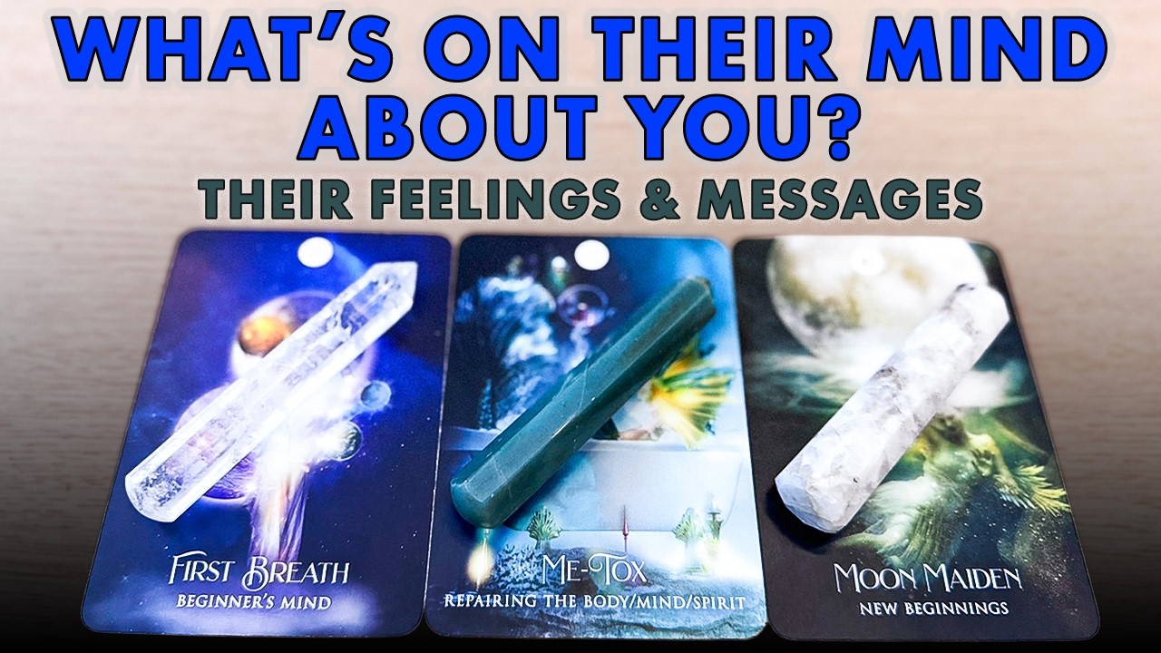 💭 What’s On Their Mind About You? | Their Feelings + Messages | Pick A Card Tarot Reading