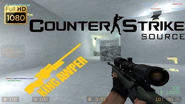 Counter-Strike: Source (2022) - fy_iceworld - AWP MASTER - Gameplay #45 (PC HD) [1080p60FPS]