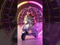 🔥 Chubby Hamster Rides Scooter in Globe of Death! 🐹💨 | Epic Neon Lights Show 🌈✨
