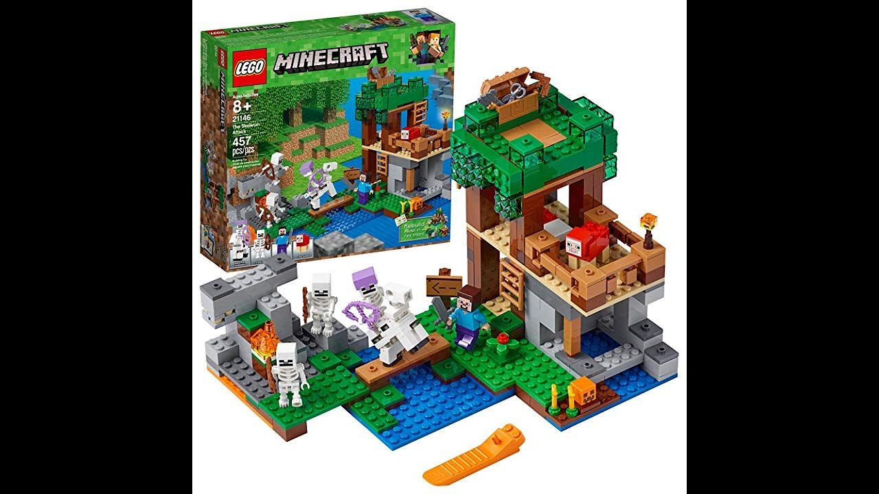 LEGO Minecraft The Skeleton Attack 21146 Building Kit (457 Piece)