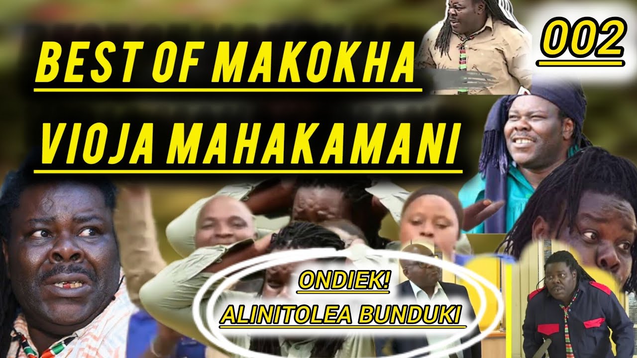 MAKOHA COMPILATION VIOJA MAHAKAMANI. MAKOKHA KUTOLEWA BUNDUKI NA MZEE MJEURI..😂😂😂