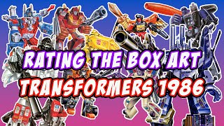 Rating the Transformers G1 1986 Box Art - Artistic Masterpieces or Nostalgic Dumpster Fires?