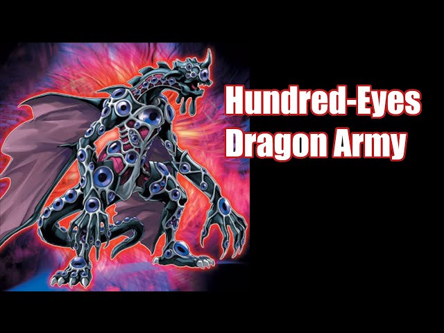 One Hundred Eyes Dragon Army Yu-Gi-Oh (YGO PRO)