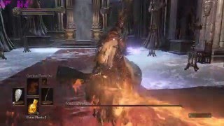 Dark Souls III Pontiff Sulyvahn Solo Boss Fight