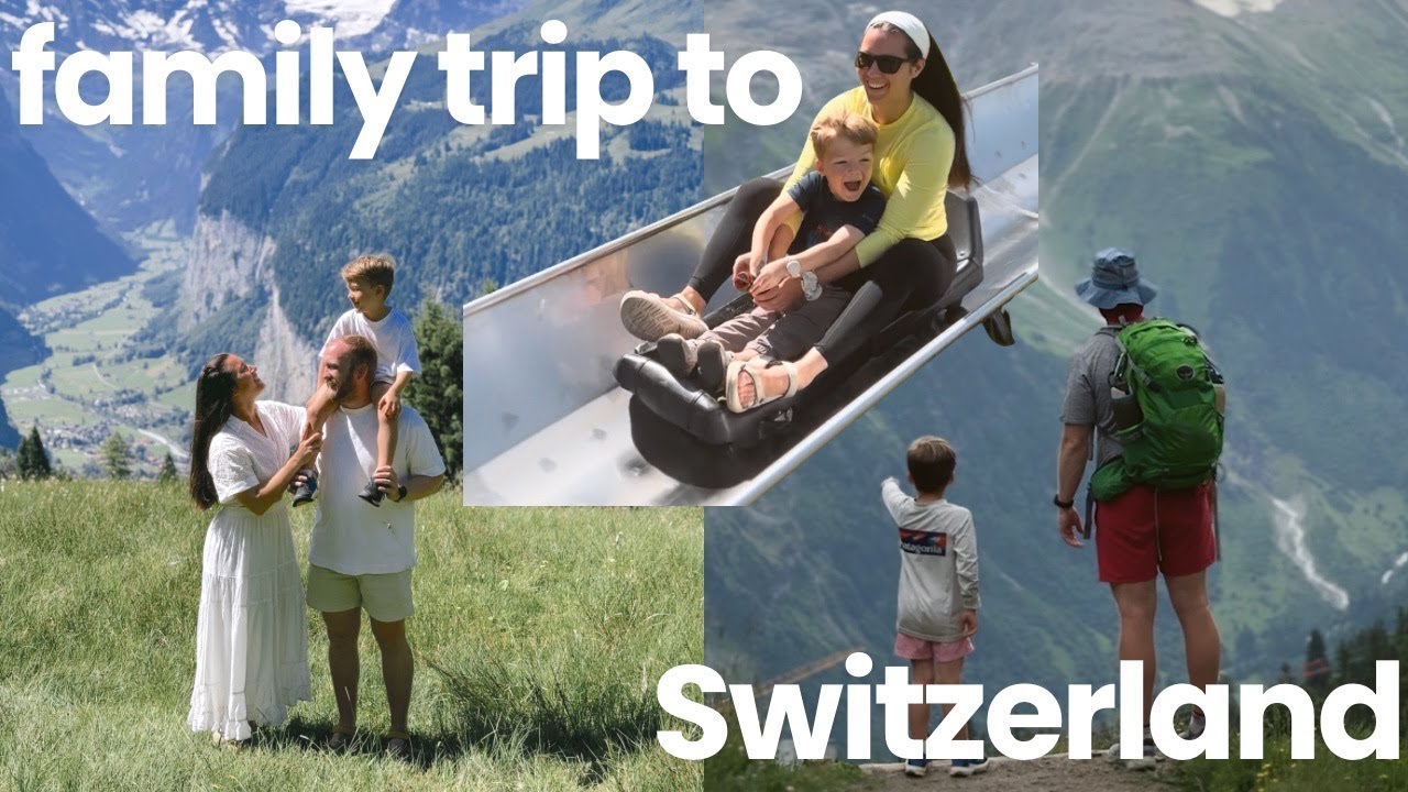Family travel vlog: Switzerland with kids, Wengen, Lauterbrunnen, Murren, Mannlichen🇨🇭