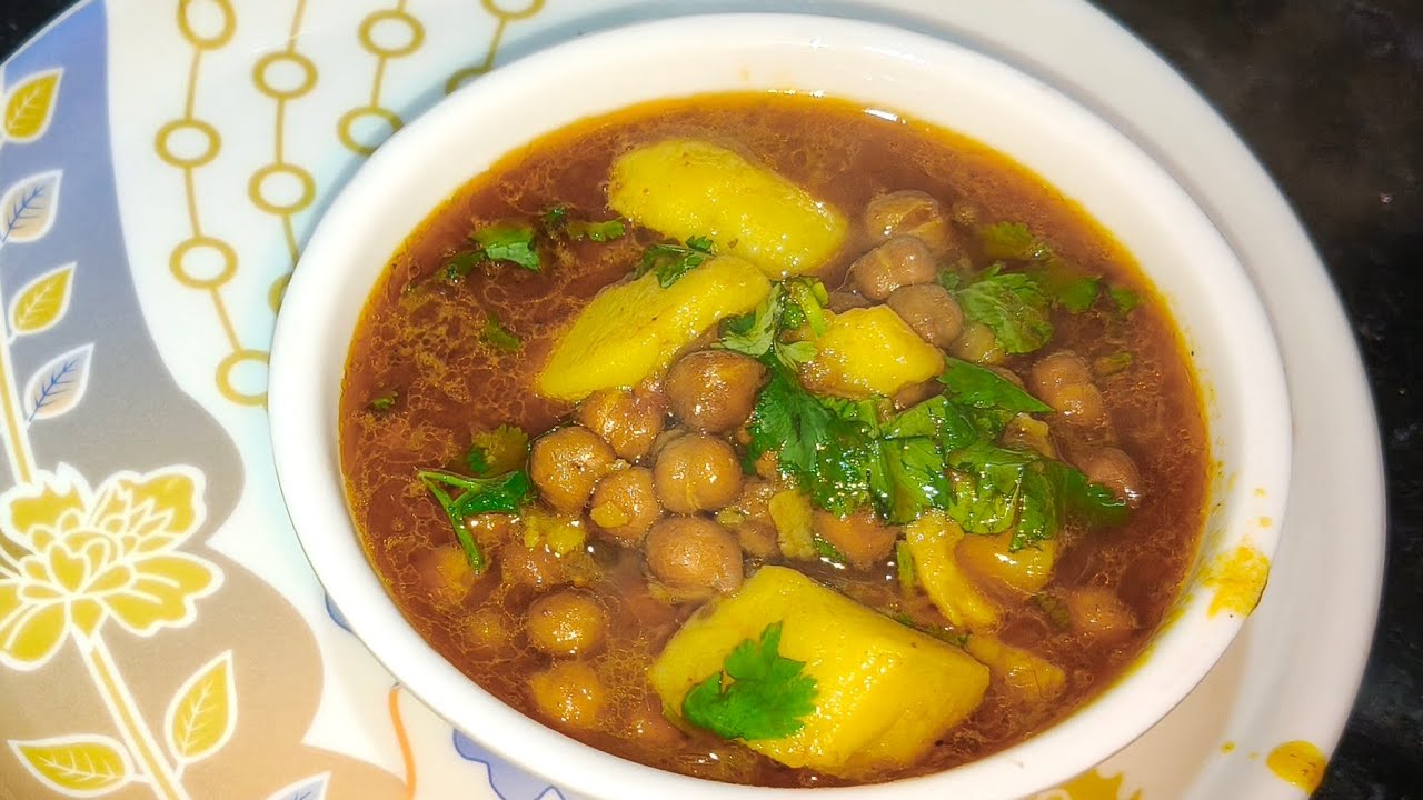 Kalla channa or aalu ki recipe 