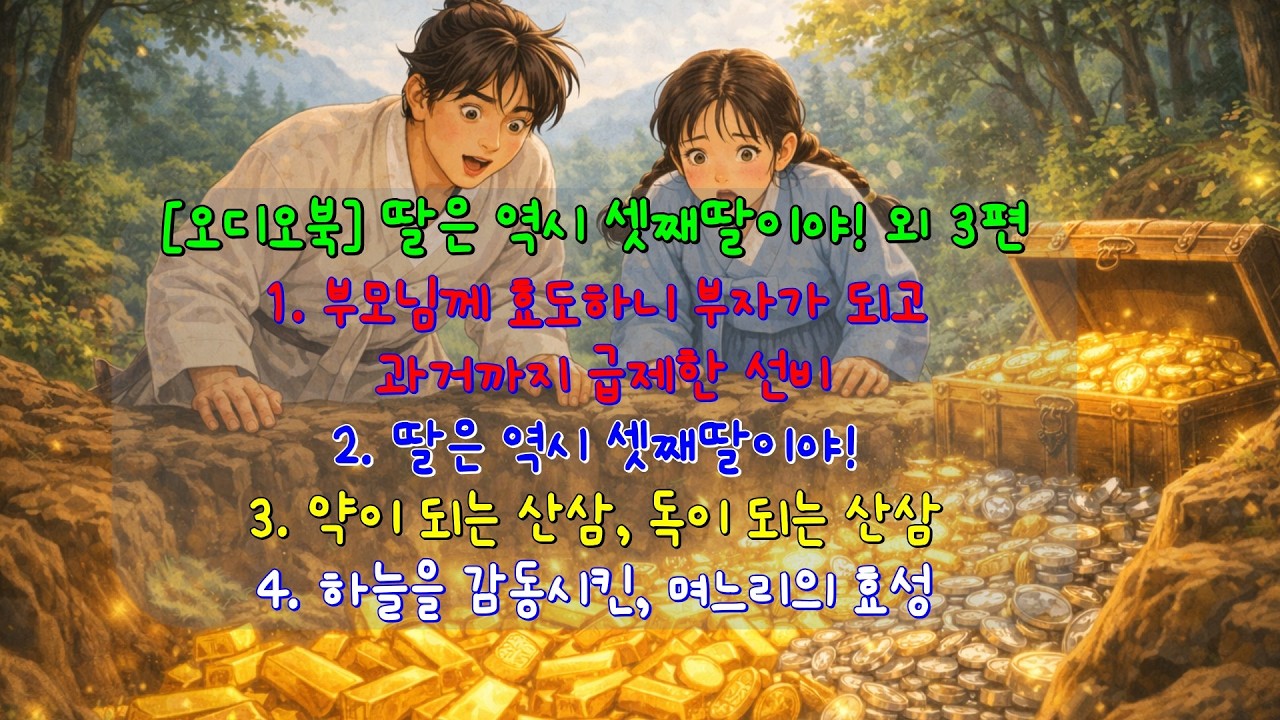 쏘쿨극장 [오디오북] 딸은 역시 셋째딸이야! 외 3편