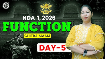 Functions Day 5 | NDA Maths | Domain & Range Explained | Chitra Ma’am | The Tutors Academy #ndaexam
