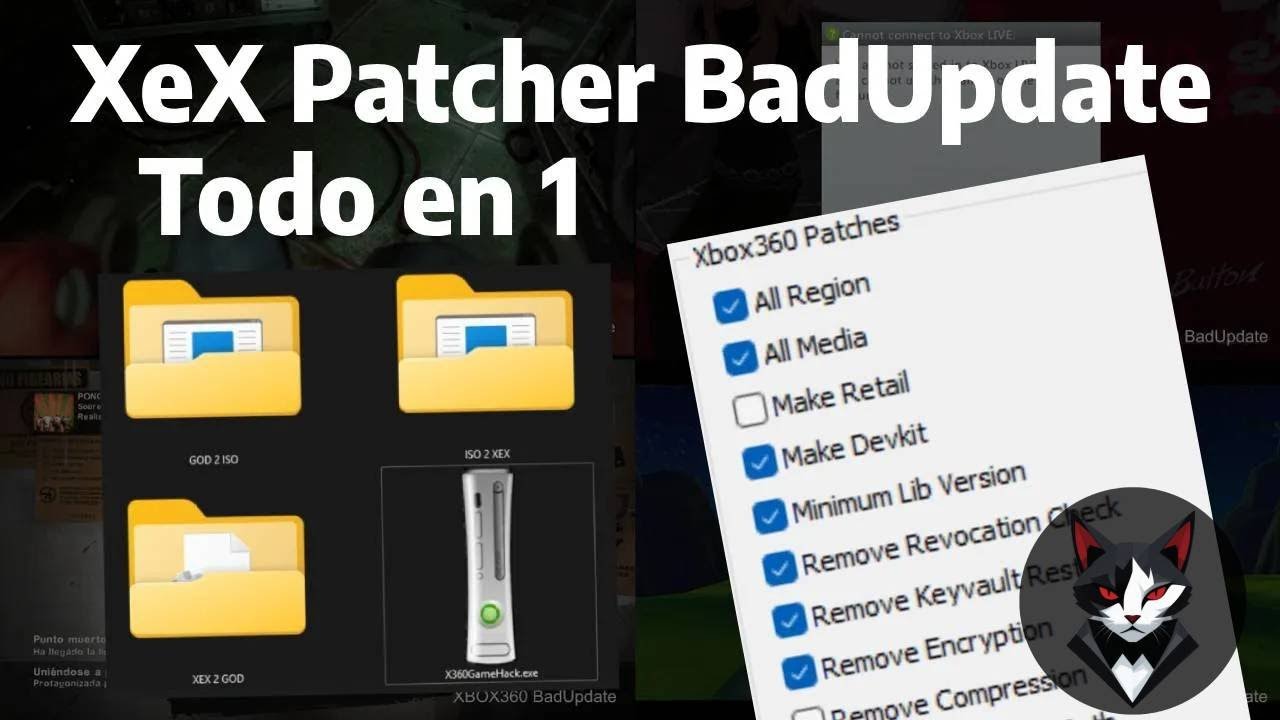 Convertir GoD a XeX + Parcheo XeX : Tutorial Definitivo BadUpdate Backups