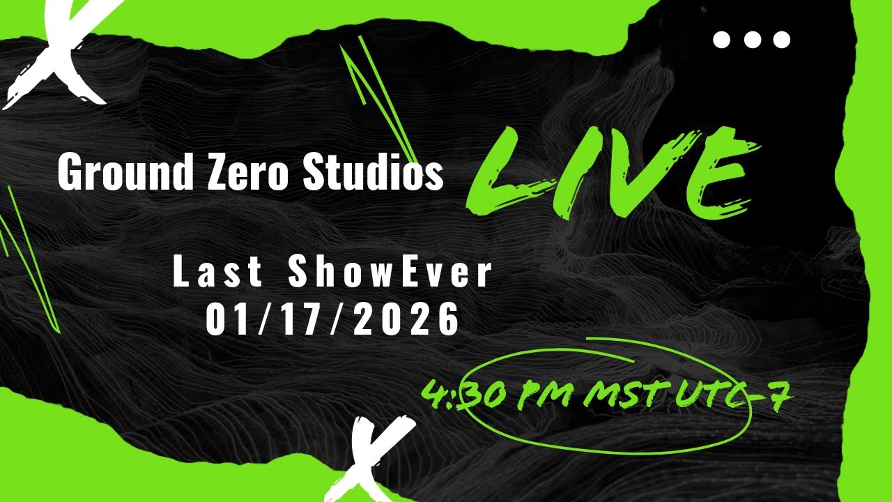 Ground Zero Studios LAST SHOW EVER! 01/17/2026 - YouTube