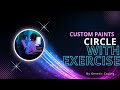 Drawing Circle on Canvas in Flutter | Ashoka Chakra Basic Shape using CustomPainter