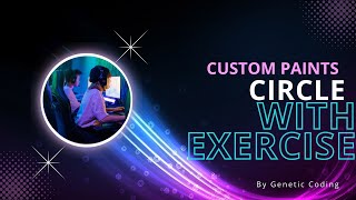 Drawing Circle on Canvas in Flutter | Ashoka Chakra Basic Shape using CustomPainter