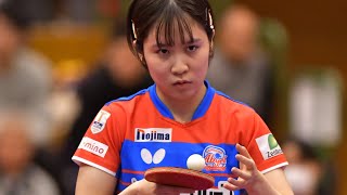 南波侑里香 vs 平野美宇 TBESTGAME トップおとめピンポンズ名古屋 vs 木下アビエル神奈川 ノジマTリーグ2023-2024 2023年12月23日 春日井市総合体育館【卓球Tリーグ公式】