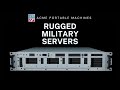 Rugged military servers for defense  aerospace