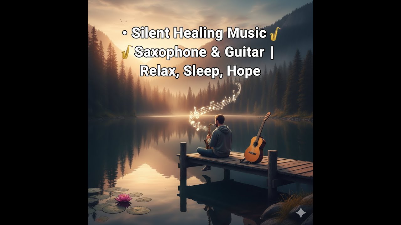 Nhạc Hòa Tấu - Silent Healing Music 🎷 Saxophone & Guitar | Relax, Sleep, Hope