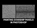 Painting starship panels in photoshop