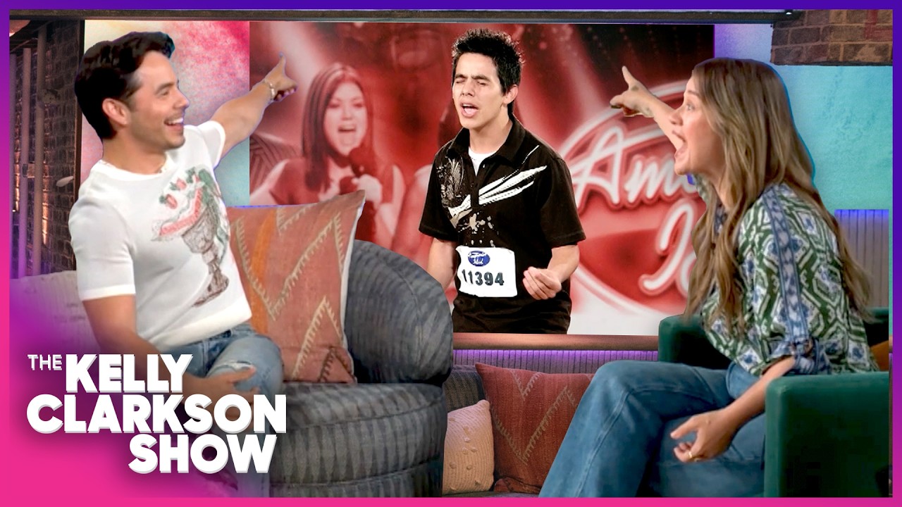 David Archuleta & Kelly Clarkson React To 'American Idol' Audition Throwback